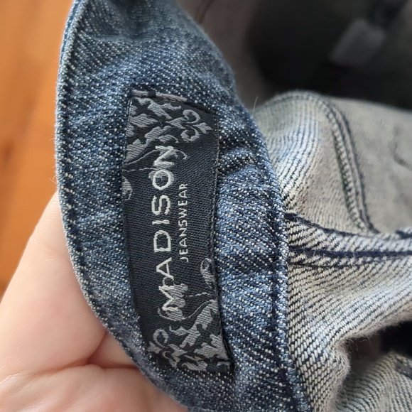 Blue Denim Casual Autumn School Madison Size 14 Jeans Pockets - Picture 6 of 13